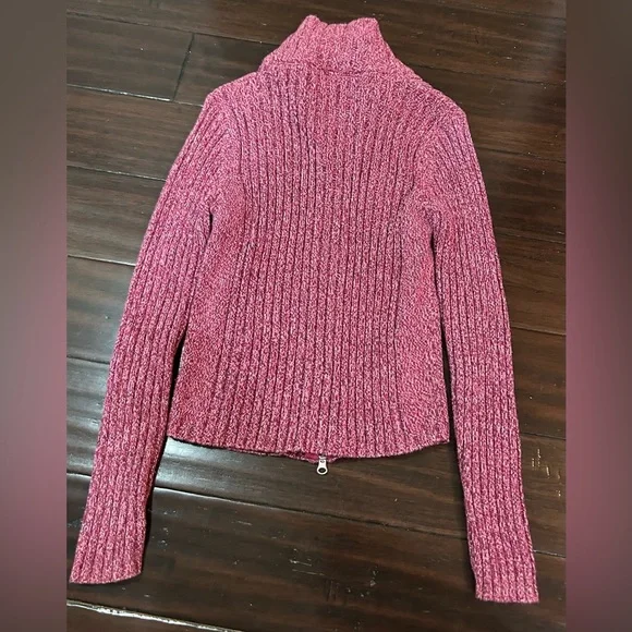 Street One Women's Pink Zipper Sweater M - Picture 3 of 4
